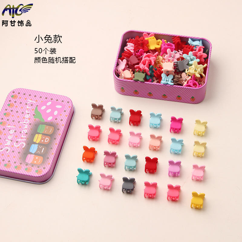 50 pièces de style lapin, mélange de couleurs aléatoire