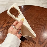 Coque de téléphone en TPU texturé effet cuir couleur unie, souple au toucher, antichoc, protection intégrale pour iPhone 17 16 Pro Max Xs Xr