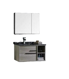 Armario de baño de madera, nuevo, con espejo, otros muebles de baño - Product Image 1