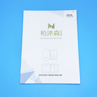 Brochures sanitaires personnalisables, reliure parfaite, estampage à chaud/gaufrage, papier, tailles personnalisées pour accessoires de salle de bain