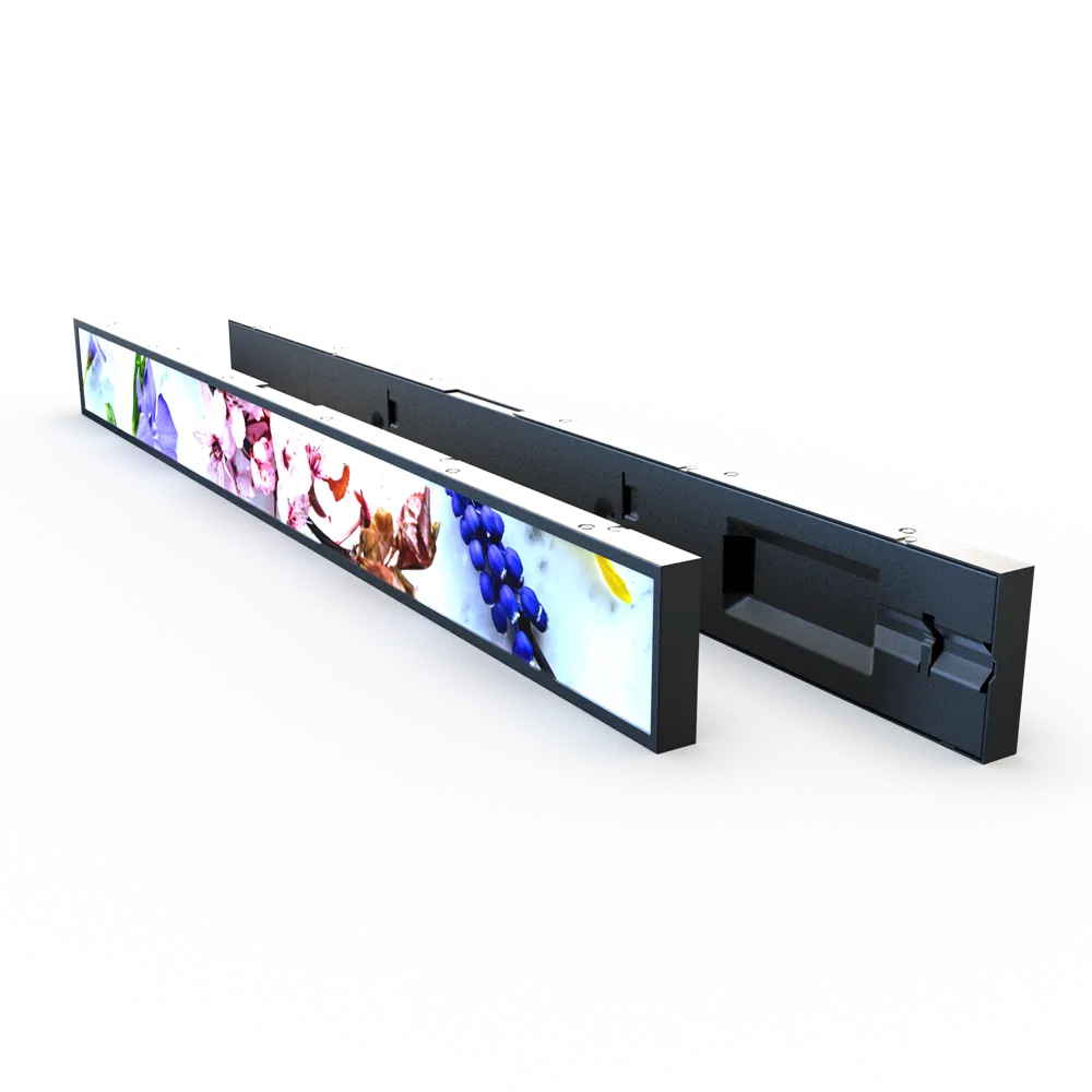 23.1 inch HD cửa hàng bán lẻ cảm ứng rộng màn hình Màn hình Kệ lưỡi bigbull Stretch Bar LCD quảng cáo hiển thị