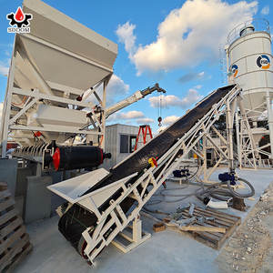 Fabrik preis voll automatische stationäre Beton mischa nlage <span class=keywords><strong>HZS90</strong></span> 90 m3/h Beton mischa nlage - Product Image 4