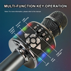 Micrófono Gaodas con Altavoz, Sistema de Micrófonos Inalámbricos Profesionales de Doble Canal Integrado - Product Image 5