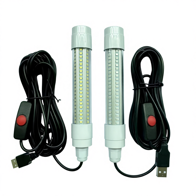 USB IP68 Waterproof 12V-36V Outdoor LED Fishing Lamp 2-Year Warranty for Raft Use White Light Squid Attraction 5-10m Lighting