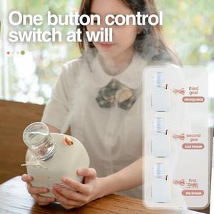 NEW Portable USB Mini Air Cooler Fan Water Cooling Fan with 3 Speed Air <b>Diffuser</b> Outdoor Spray Humidifier Purifier for Car Home - Product Image 5