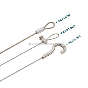Kit de <span class=keywords><strong>suspension</strong></span> léger en acier inoxydable avec pince à câble pour système de <span class=keywords><strong>suspension</strong></span> de tableaux - Product Image 4