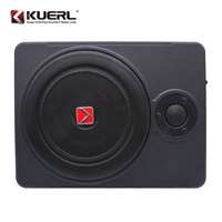 Subwoofer de voiture compact sous siège 8 pouces, grande puissance, 12V, actif et plat, pour modification automobile