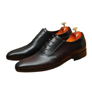 2026 New Trend High-Quality Formal Pointed-Toe Business Formal <b>Shoes</b> for Men - Premium Wear-resistant Leather - Product Image 5