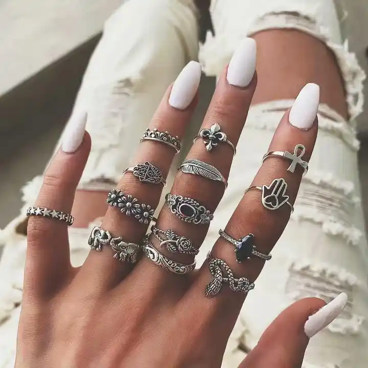 fashion five finger ring set for| Alibaba.com