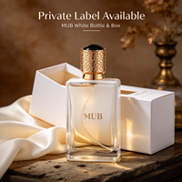 Flacons de parfum carrés de luxe en verre vides, couleur personnalisable, 30ml 50ml 100ml avec tête de pulvérisation et boîte d'emballage