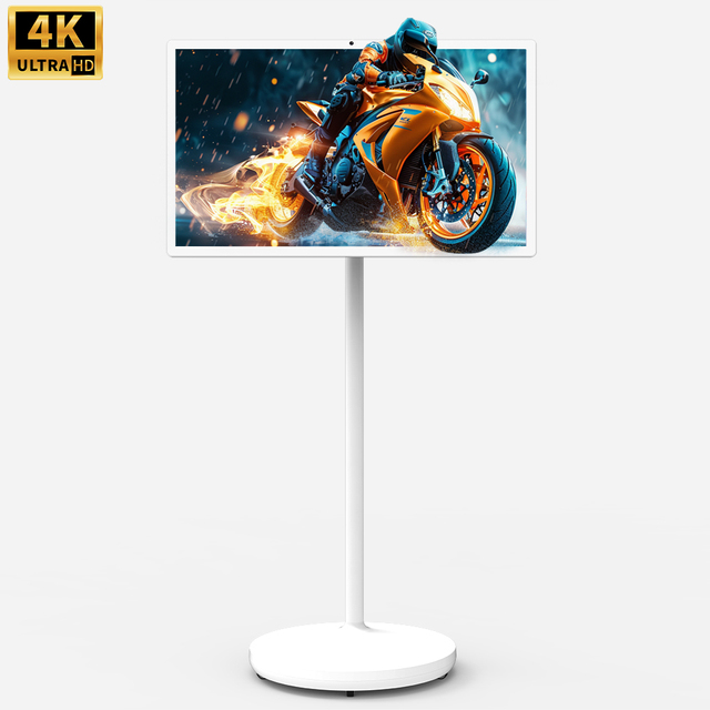 INNCHIP 32 Inch LED 4K Smart Portable TV Android 8+128GB Wireless Touch Screen Built-in Camera Kitchen Bedroom Outdoor Camping