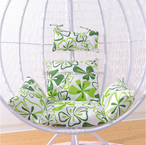 เก้าอี้หวายทรงไข่แบบแขวนสำหรับระเบียงพร้อมขาตั้งโลหะ - Product Image 5