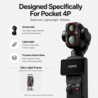 Kit di 4 Filtri Ibridi ND/PL per Osmo Pocket 4P & Xtra Muse2 Pro, Lente Grandangolare