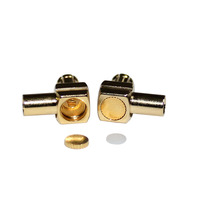 Connecteur RF MCX-JWB2 pour câble RG405, connecteur mâle MCX en cuivre à angle droit, fourni par l'usine
