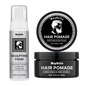 100G Nhãn Hiệu Riêng Matte Kết Thúc Tóc Sáp Cho Nam Giới Nước Cơ Sở Flake-Miễn Phí Người Đàn Ông Tóc Pomade - Product Image 6