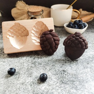 <span class=keywords><strong>Zafferano</strong></span> disegni misti stampo per biscotti in legno stampo per biscotti uovo di Pasqua coniglio riccio fiore di lampone legno strumento per biscotti - Product Image 3