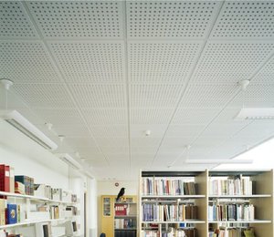 Plafonds suspendus en plaques <span class=keywords><strong>de</strong></span> plâtre insonorisantes et ignifuges 600x600 pour studios, magasins, ateliers - Commande en gros - Product Image 6