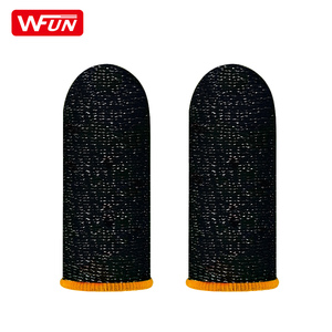 Chống Mồ Hôi Breathable Bạc Fiber Mobile Gaming Finger Sleeve Linh Hoạt <span class=keywords><strong>Wasp</strong></span> Feelers 5 Tổ Ong Cho Flydigi Game Điều Khiển - Product Image 1
