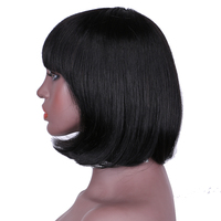 Perruque lace wig synthétique courte pour femmes, perruque pixie en fibre tressée, bon marché, machine complète, cheveux crépus, perruques synthétiques lace, marque privée