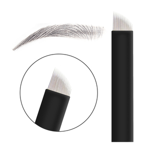 Giảm Giá Hấp Dẫn Lưỡi Dao Xăm Hình Chữ U Lông Mày Tebori Dùng Một Lần Vô Trùng Dùng Một Lần 0.18Mm 18U Cho Kẻ Mắt Lông Mày Xăm Môi - Product Image 1