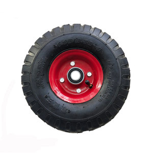 Fabrik preis 260x85 Aufblasbares Gummi rad mit Nadellagern für Handwagen/Handwagen/Elektro roller - Product Image 1