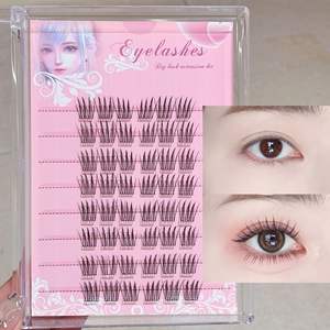 Faux cils 8 rangées sans colle, semi-faits à la main, style Girl Group, pour chien, renard, chat, lapin, effet yeux <span class=keywords><strong>manga</strong></span> Pure Desire, naturels et décontractés - Product Image 3