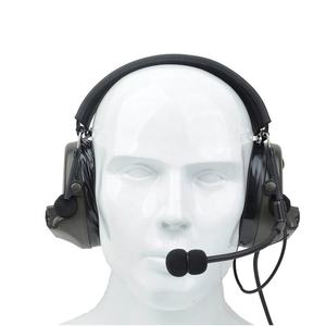 Casque rétro à réduction de bruit JMTech, bandeau robuste, tour de cou, mains libres, radio bidirectionnelle, casque <span class=keywords><strong>VOX</strong></span>, casque de chasse - Product Image 4