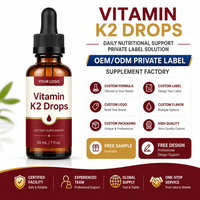 Gouttes liquides de Vitamine K2 MK7 de qualité professionnelle avec traçabilité complète pour un soutien avancé de la santé osseuse et cardiaque – Vente en gros