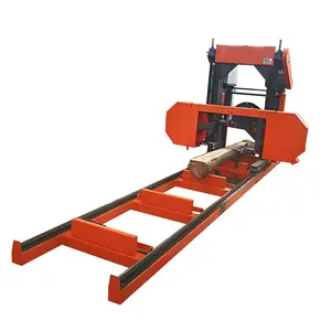 China Factory Supply Log Timber Wood horizontal Cutting Band Saw Sawmill Machine For Sale