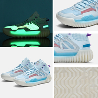 Chaussures de basket-ball en mesh pour hommes conçues pour la vision nocturne, antidérapantes et anti-rayures, chaussures de compétition professionnelles