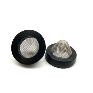 Goma con arandelas de filtro de acero inoxidable Juntas con pantalla Manguera de entrada de jardín Tapas de pantalla para juntas de cabezal de ducha - Product Image 3