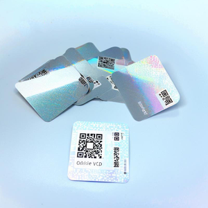 Aangepaste QR-<span class=keywords><strong>code</strong></span> holografische VOID sticker waterdichte PVC-kleefvinyl elektronische dooslabel manipulatiebestendig garantie voor promotie - Product Image 2