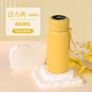 Student LED <b>Smart</b> Temperature Display Kids School 400Ml Stainless Steel Double Wall Thermo Insulated Vacuum Water Bottle Flask - Product Image 2