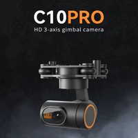 Caméra Skydroid C10 Pro compacte 2K HD avec nacelle 3 axes, retour d'image en temps réel 1080P, enregistrement vidéo 2K et photographie