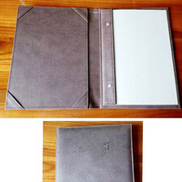 Menu de restaurant en cuir véritable, imprimé sur mesure, format A3, pour hôtel, restauration, mariage, banquet, événement, café, bar, auberge, livraison rapide
