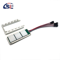 Interrupteur à capteur tactile intelligent à trois boutons DC 12V 5A pour miroir de salle de bain anti-buée et contrôle de deux bandes lumineuses LED