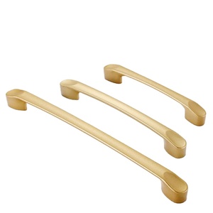Temax Modern Stainless Steel Furniture Cabinet Door Handles <b>Black</b> for <b>Knobs</b> & Handles - Product Image 2