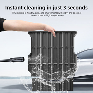 Alfombrilla de almacenamiento para maletero de coche de TPE, resistente al desgaste, antideslizante, impermeable, para <span class=keywords><strong>camioneta</strong></span> Rivian R1T - Product Image 3