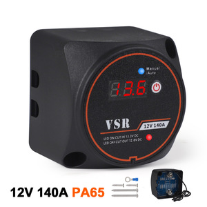 Cnspeed Vsr Relay 12V 140A Dual Battery Isolator With Voltage Display For Trucks Suv Rv Boat <b>Atv</b> Utv - Product Image 1