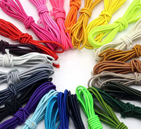 Cordon élastique écologique DANSKY pour la fabrication de bijoux, cordon extensible rond coloré pour bracelets et colliers, modèle DW-0016