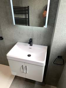 Honed Polished Light <strong>Grey</strong> Sintered Stone Porcelain <strong>Interior</strong> Wall Panel Wall <strong>Cladding</strong> for Dining Bathroom - Product Image 2