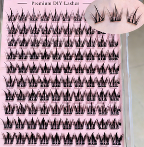 <span class=keywords><strong>Cils</strong></span> en grappe Manga Eye |   Réutilisable Vegan 20mm |   8 rangées 3D en relief |   Groupe <span class=keywords><strong>de</strong></span> musique |   Convient aux débutants |   Look Spectaculaire |   10 paires - Product Image 4