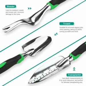 Ánh Nắng Mặt Trời 10-Mảnh Nhiệm Vụ Nặng Nề Vườn Công Cụ Thiết Lập Hợp Kim Nhôm Thép Dụng Cụ Cầm Tay Cho Công Việc Ngoài Trời Tùy Chỉnh OEM Vườn Túi - Product Image 2