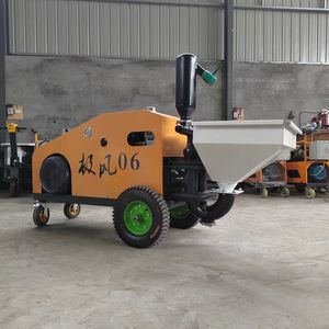 <span class=keywords><strong>Machine</strong></span> automatique de pulvérisation de mortier de ciment projeté 7.5kw <span class=keywords><strong>Machine</strong></span> de pulvérisation de mortier ciment plâtre diesel - Product Image 2