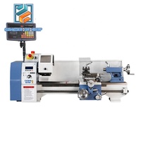 Tour manuel horizontal mini CJM250E, 250 mm de portée, engrenage électronique, tournage de précision du métal, haute précision, 220 V – Vente chaude en Europe