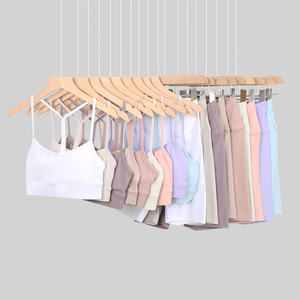 Women's Plus Size High Waist Lightweight Cross Back Off-the-Shoulder Fitness Yoga Sports Bra Breathable Waterproof Y-<b>Line</b> Straps - Product Image 4