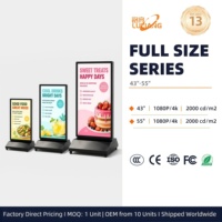Quiosco de publicidad de pantalla táctil capacitiva para exteriores de dos caras independiente, señalización Digital independiente, tótem de ciudad Lcd