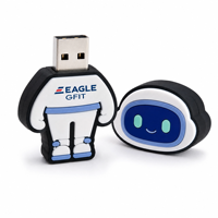 Clé USB personnalisée avec logo, forme de jouet en aluminium 3D, 4 Go, 8 Go, USB 3.0, clé USB chiffrée Ducky, garantie 1 an