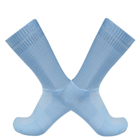 Chaussettes de cyclisme Summer Aero Bike Team Chaussettes de sport de course antidérapantes et respirantes Hommes Femmes Chaussettes de cyclisme personnalisées
