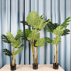 Planta Artificial Verde Inspirada en Bonsái de Tortuga, 1.2m, Simulación de Viento, Hojas, Maceta, Vegetación - Product Image 4